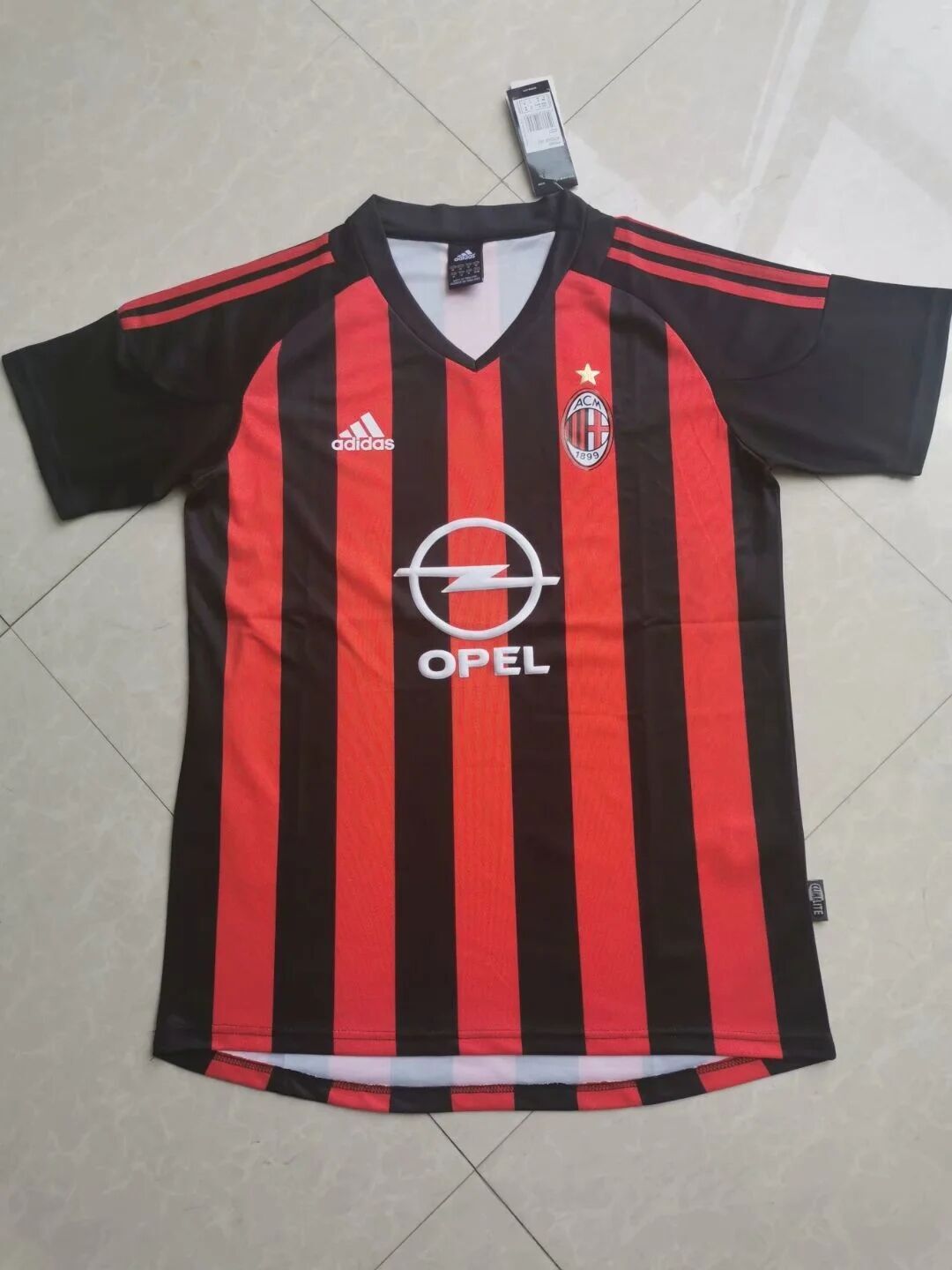 maglia ac milan ucl 2002-2003 prima divisa manica corta--