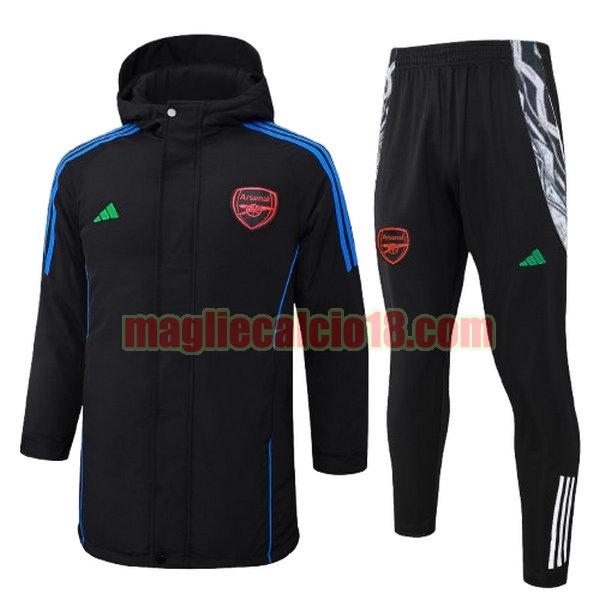 cotton padded clothes arsenal 2024 2025 nero completo