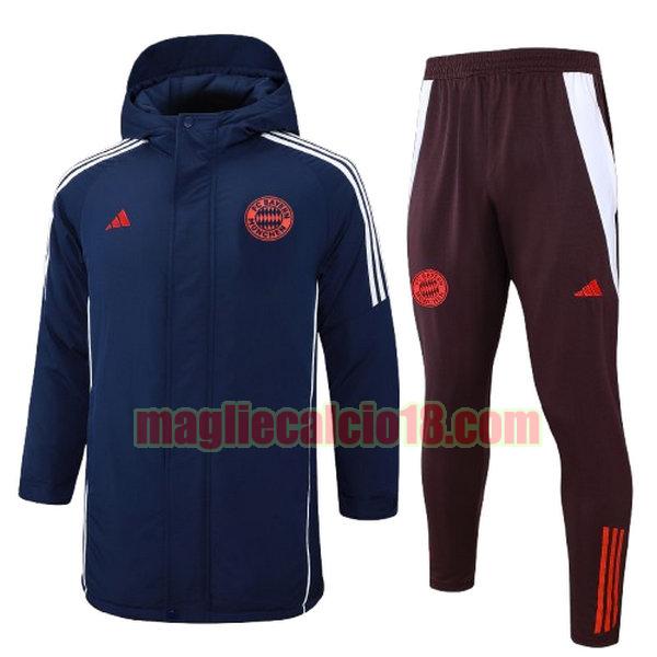 cotton padded clothes bayern munich 2024 2025 blu completo