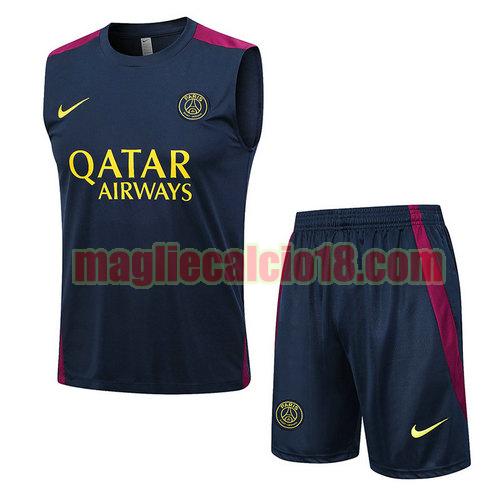 formaziones calcio paris saint germain 2023-2024 vest blu reale