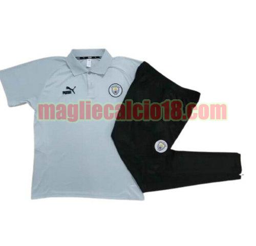 formaziones polo manchester city 2023-2024 completo grigio chiaro