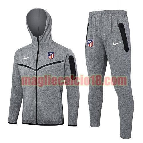 giacche calcio atletico madrid 2024-2025 grigio completo