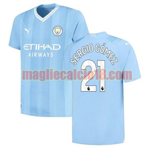 maglia 2023-2024 manchester citysergio gomez 21 prima