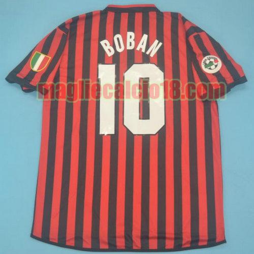 maglia ac milan 1999-2000 prima divisa boban 10