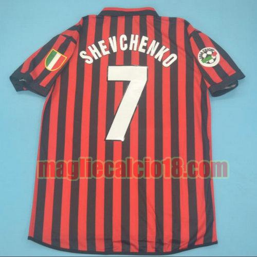 maglia ac milan 1999-2000 prima divisa shevchenko 7