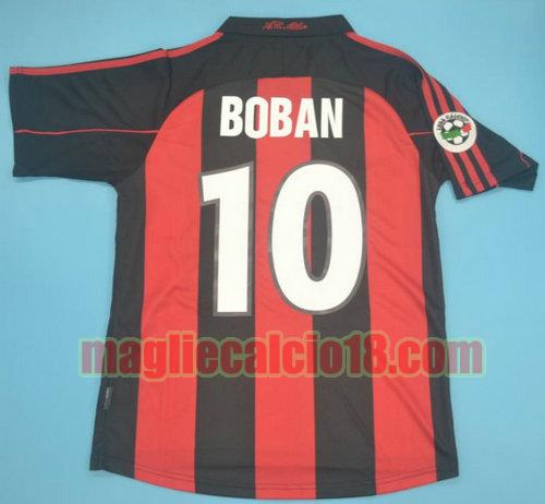 maglia ac milan 2000-2002 prima divisa boban 10