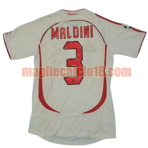 maglia ac milan 2006-2007 seconda divisa maldini 3--