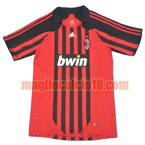 maglia ac milan 2007-2008 prima divisa manica corta