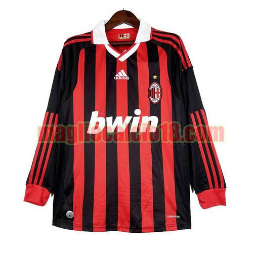 maglia ac milan 2009-2010 manica lunga prima