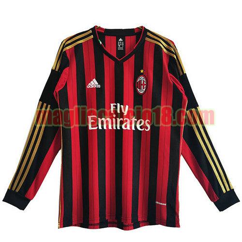 maglia ac milan 2013-2014 prima manica lunga