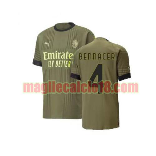 maglia ac milan 2022-2023 terza bennacer 4