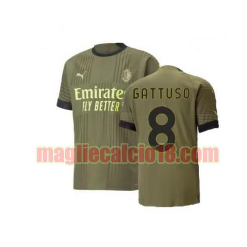 maglia ac milan 2022-2023 terza gattuso 8