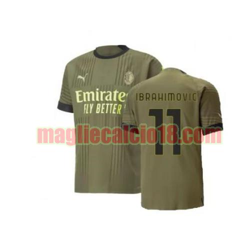 maglia ac milan 2022-2023 terza ibrahimovic 11