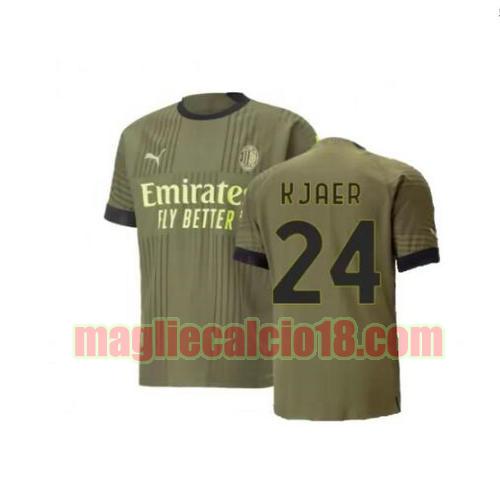 maglia ac milan 2022-2023 terza kjaer 24