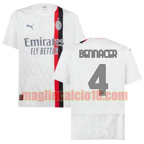 maglia ac milan 2023-2024 bennacer 4 seconda