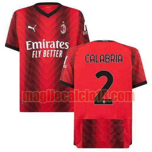 maglia ac milan 2023-2024 calabria 2 prima