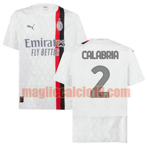 maglia ac milan 2023-2024 calabria 2 seconda