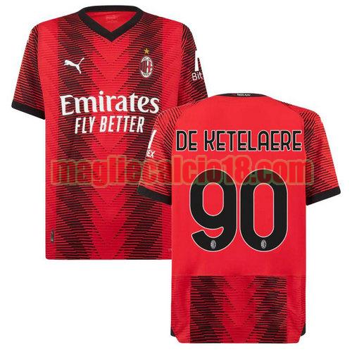 maglia ac milan 2023-2024 de ketelaere 90 prima