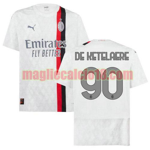 maglia ac milan 2023-2024 de ketelaere 90 seconda