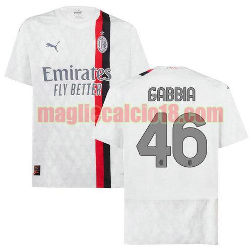 maglia ac milan 2023-2024 gabbia 46 seconda