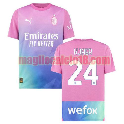 maglia ac milan 2023-2024 kjaer 24 terza