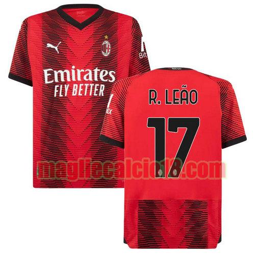 maglia ac milan 2023-2024 r.leao 17 prima