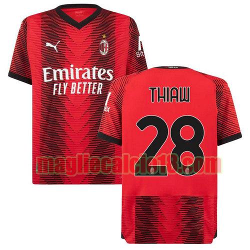 maglia ac milan 2023-2024 thiaw 28 prima