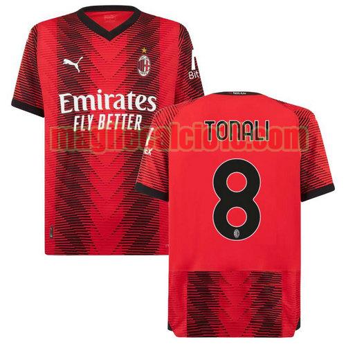 maglia ac milan 2023-2024 tonali 8 prima