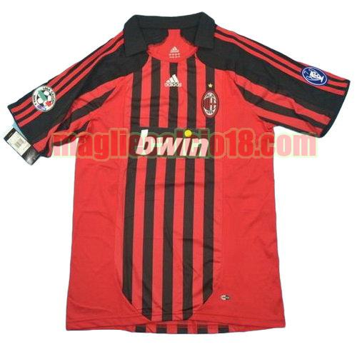 maglia ac milan lega 2007-2008 prima divisa manica corta