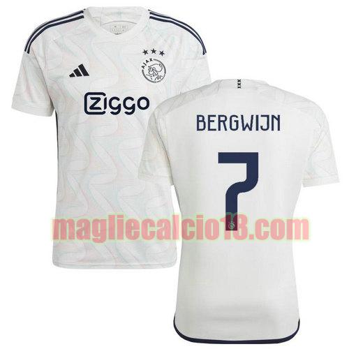 maglia afc ajax 2023-2024 bergwijn 7 seconda