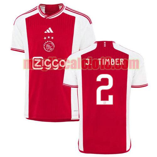 maglia afc ajax 2023-2024 j.timber 2 prima