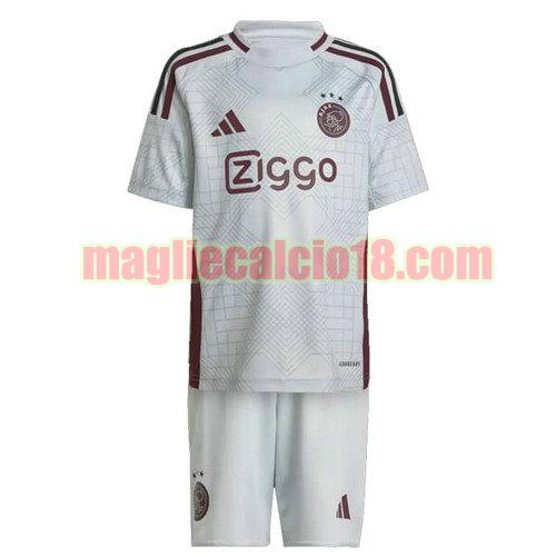 maglia afc ajax 2024-2025 bambino terza