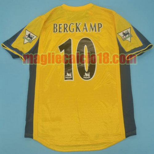 maglia arsenal 2000-2001 seconda divisa bergkamp 10