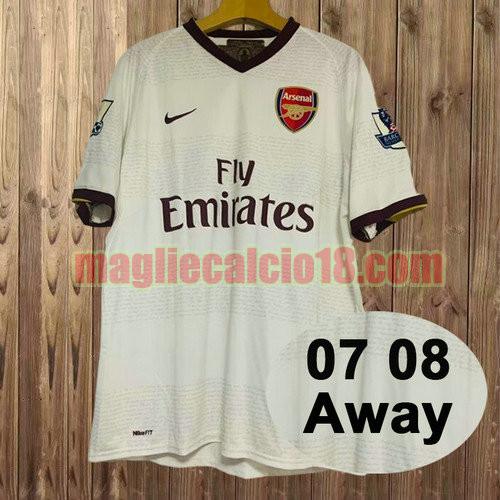 maglia arsenal 2007-2008 seconda