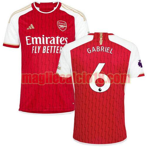 maglia arsenal 2023-2024 gabriel 6 prima