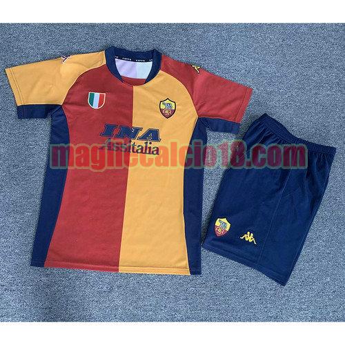 maglia as roma 2001 2002 bambino prima