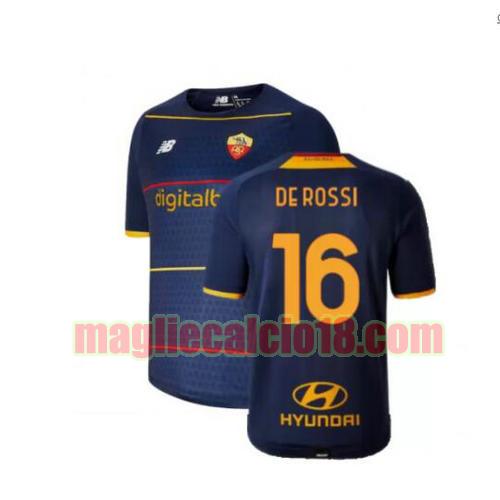 maglia as roma 2021-2022 4th de rossi 16