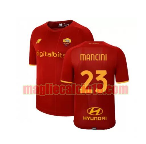 maglia as roma 2021-2022 prima mancini 23