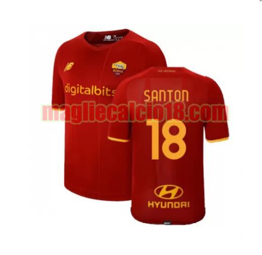 maglia as roma 2021-2022 prima santon 18