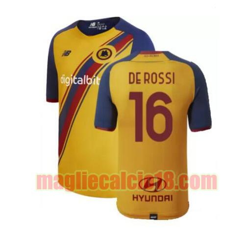 maglia as roma 2021-2022 terza de rossi 16