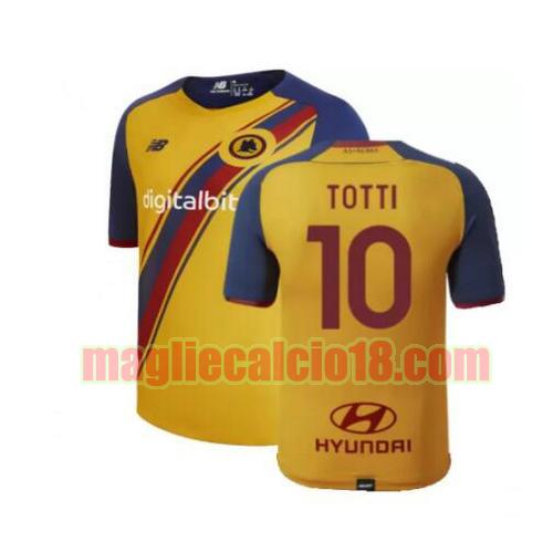 maglia as roma 2021-2022 terza totti 10