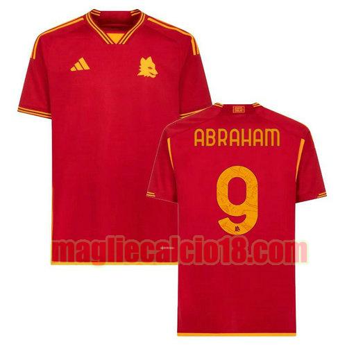 maglia as roma 2023-2024 abraham 9 prima