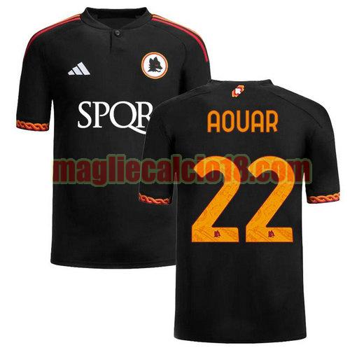 maglia as roma 2023-2024 aouar 22 terza