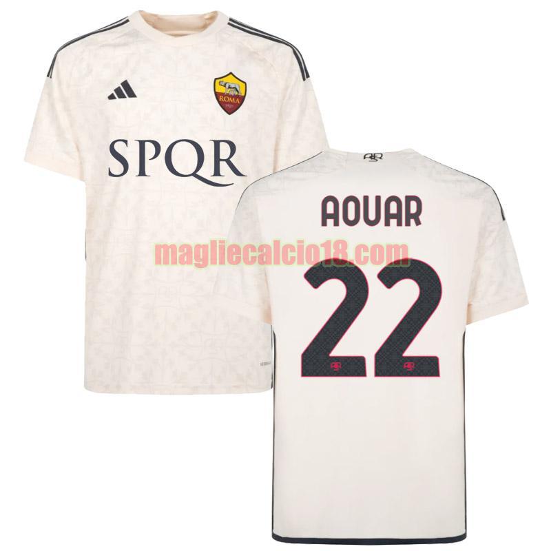 maglia as roma 2023-2024 aouar seconda