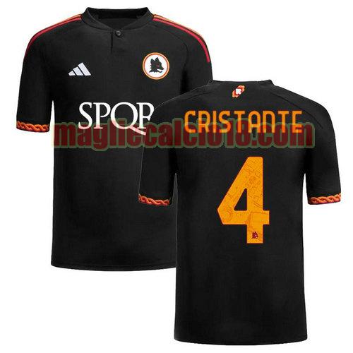 maglia as roma 2023-2024 cristante 4 terza