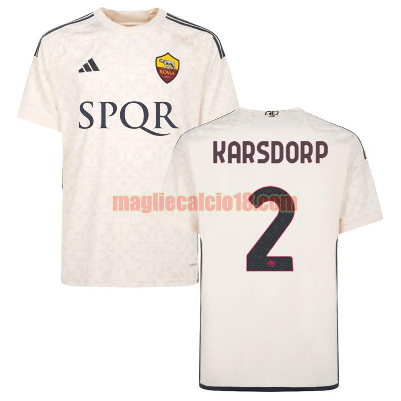 maglia as roma 2023-2024 karsdorp seconda