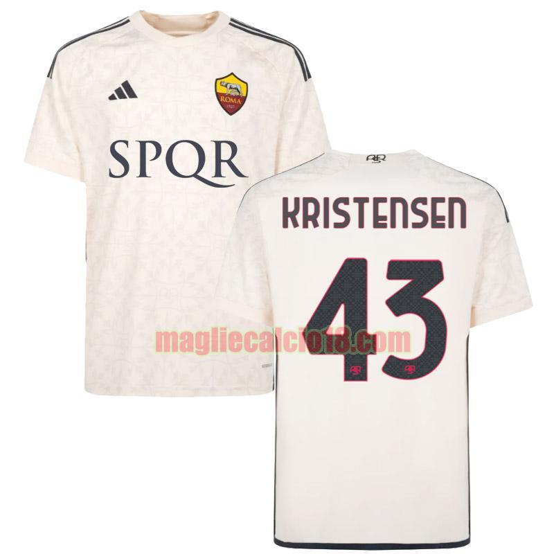 maglia as roma 2023-2024 kristensen seconda