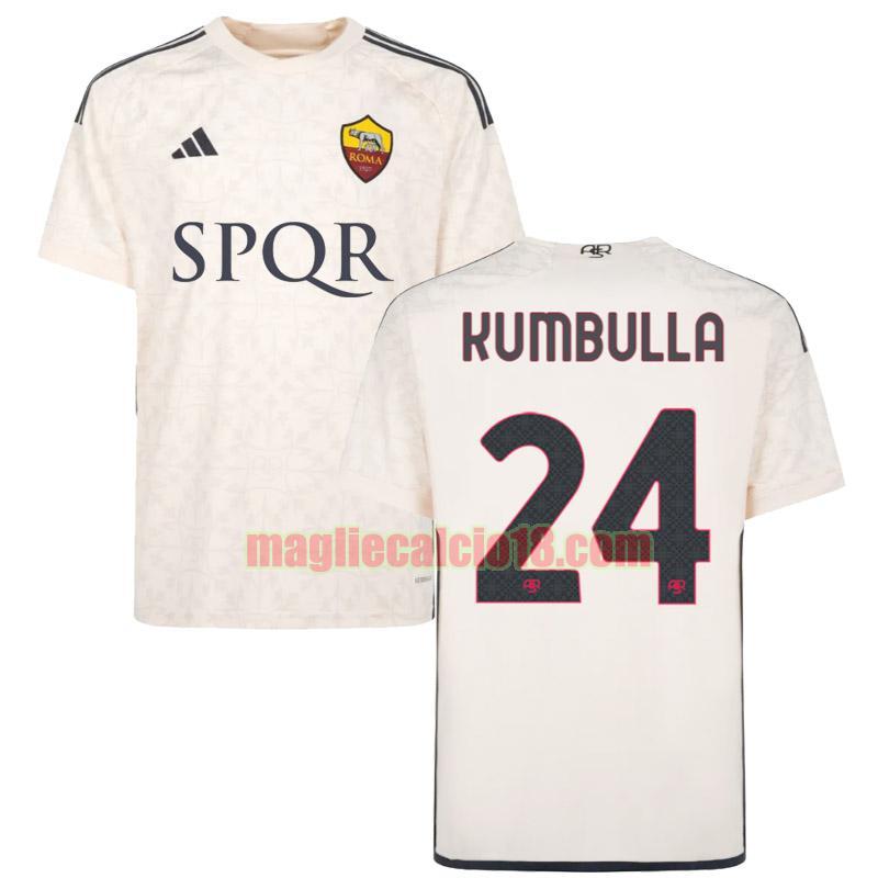 maglia as roma 2023-2024 kumbulla seconda