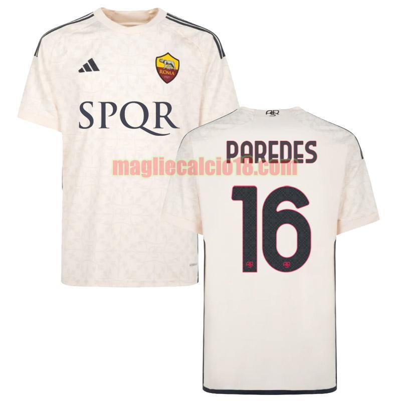 maglia as roma 2023-2024 paredes seconda