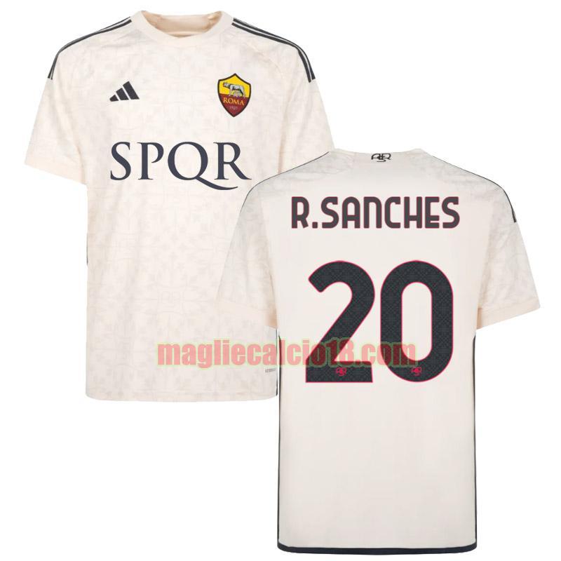 maglia as roma 2023-2024 r.sanches seconda